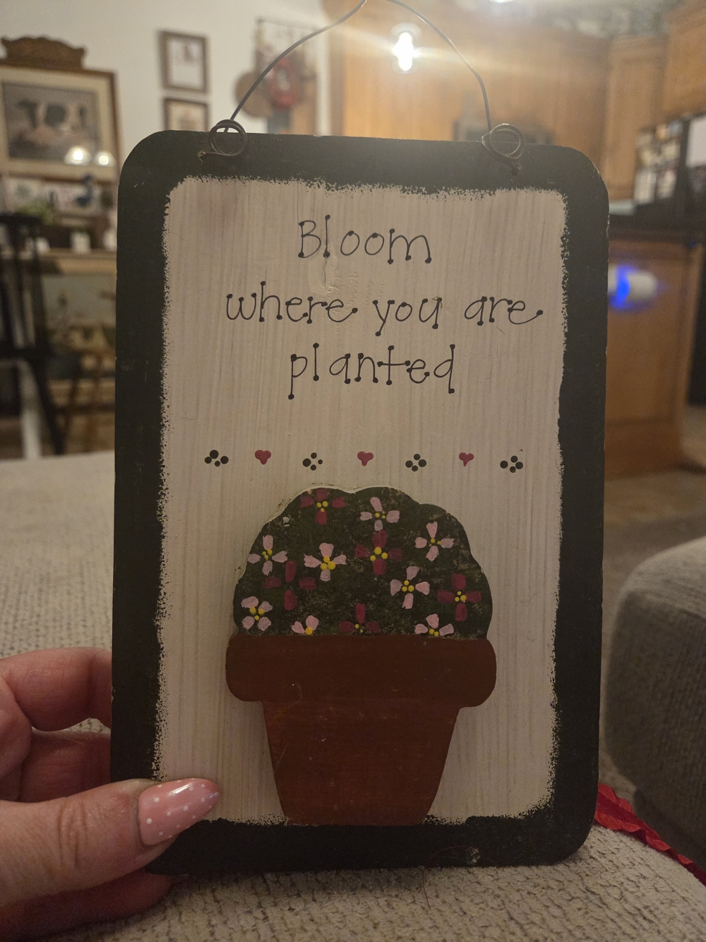 Bloom Where You Are Planted Wall Plaque